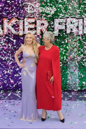 Freakier Friday UK Premiere in London LONDON, UNITED KINGDOM - JULY 31: Lindsay Lohan and Jamie Lee Curtis react as the confetti is released during the UK premiere of Disney s Freakier Friday at Odeon Luxe in Leicester Square in London, United Kingdom on July 31, 2025. Wiktor Szymanowicz Anadolu London United Kingdom. Editorial use only. Please get in touch for any other usage.  Copyright: x2025xAnadoluxWiktorxSzymanowiczx