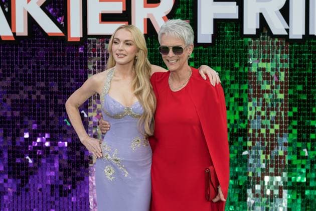 Freakier Friday UK Premiere in London LONDON, UNITED KINGDOM - JULY 31: Lindsay Lohan and Jamie Lee Curtis attend the UK premiere of Disney s Freakier Friday at Odeon Luxe in Leicester Square in London, United Kingdom on July 31, 2025. Wiktor Szymanowicz Anadolu London United Kingdom. Editorial use only. Please get in touch for any other usage.  Copyright: x2025xAnadoluxWiktorxSzymanowiczx