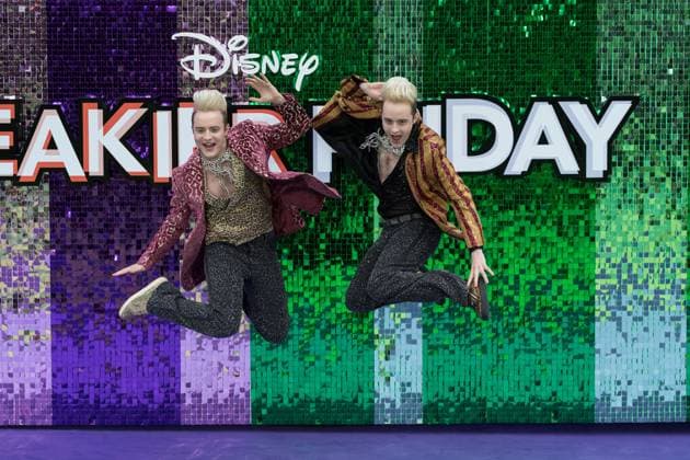 Freakier Friday UK Premiere in London LONDON, UNITED KINGDOM - JULY 31: John and Edward Grimes, collectively known as Jedward, attend the UK premiere of Disney s Freakier Friday at Odeon Luxe in Leicester Square in London, United Kingdom on July 31, 2025. Wiktor Szymanowicz Anadolu London United Kingdom. Editorial use only. Please get in touch for any other usage.  Copyright: x2025xAnadoluxWiktorxSzymanowiczx