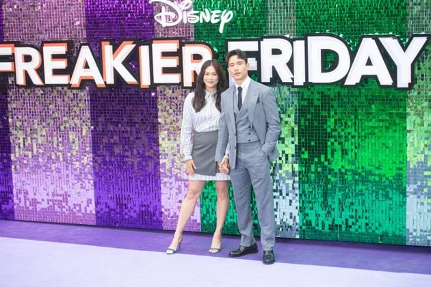 Freakier Friday UK Premiere Arrivals at Odeon Luxe, Leicester Square, London, UK Manny Jacinto and partner Dianne Doan attends The Freakier Friday UK Premiere at Odeon Luxe, Leicester Square, London, England, UK on Thursday 31 July, 2025., Credit:Justin Ng Avalon UK, England, London, Odeon Luxe, Leicester Square Copyright: xJustinxNgx xAvalonx 1027038963