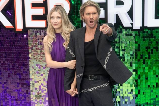 Freakier Friday UK Premiere Arrivals at Odeon Luxe, Leicester Square, London, UK Chad Michael Murray and wife Sarah Roemer attends The Freakier Friday UK Premiere at Odeon Luxe, Leicester Square, London, England, UK on Thursday 31 July, 2025., Credit:Justin Ng Avalon UK, England, London, Odeon Luxe, Leicester Square Copyright: xJustinxNgx xAvalonx 1027039042