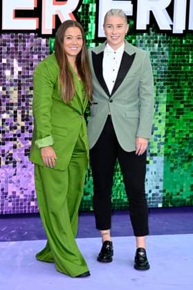 Erin Cuthbert and Bethany England arriving for the Freakier Friday premiere, Odeon Luxe Leicester Square, London
