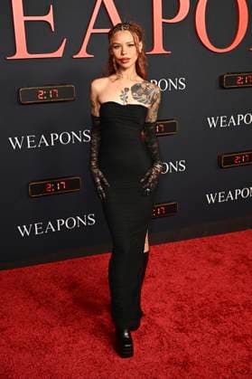 Eleanor Barnes bei der Weltpremiere des Kinofilms Weapons im United Theatre on Broadway. Los Angeles, 31.07.2025