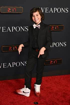 Luke Speakman bei der Weltpremiere des Kinofilms Weapons im United Theatre on Broadway. Los Angeles, 31.07.2025