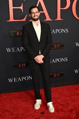 Raphael Margules bei der Weltpremiere des Kinofilms Weapons im United Theatre on Broadway. Los Angeles, 31.07.2025
