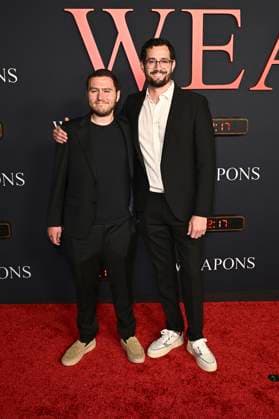 J.D. Lifshitz und Raphael Margules bei der Weltpremiere des Kinofilms Weapons im United Theatre on Broadway. Los Angeles, 31.07.2025