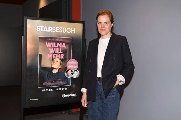 Fritzi Haberlandt bei der Premiere des Kinofilms Wilma will mehr im Filmpalast. Bautzen, 01.08.2025