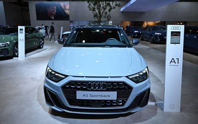 Brussels Motor Show 2025 kicks off BRUSSELS, BELGIUM - JANUARY 10: Audi A1 on display during 101st Brussels Motor Show at Brussels Expo in Brussels, Belgium on January 10, 2025. The fair will be open from January 10 to 19. Brussels Hoofdstedelijk Gewest Belçika. Editorial use only. Please get in touch for any other usage.  Copyright: x2025xAnadoluxDursunxAydemirx