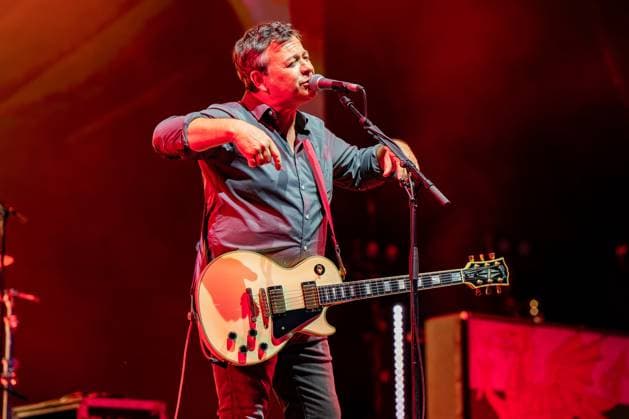 Heritage Live music festival in Essex, UK - 02 Aug 2025 James Dean Bradfield of Manic Street Preachers seen performing live on stage during the Heritage Live music festival. Heritage Live music festival was held at The Audley End Estate in Essex. Bands playing were Ash, The Charlatans and The Manic Street Preachers, Opening and the day was a DJ set from Chris Moyles who then hosted the days event by introducing the bands to the stage. Essex United Kingdom Copyright: xBonniexBritainx xSOPAxImagesx ACB07687