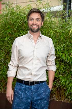 abb Bjoern Harras zu Gast anlaesslich der Deutschen Erstauffuehrung vom Theaterstueck Vanja von der Komoedie am Kurfuerstendamm im Neuen Haus des Berliner Ensemble am 03.August 2025 in Berlin Berlin Deutschland