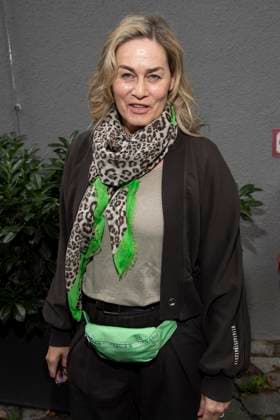 abb Gesine Cukrowski Schauspielerin zu Gast anlaesslich der Deutschen Erstauffuehrung vom Theaterstueck Vanja von der Komoedie am Kurfuerstendamm im Neuen Haus des Berliner Ensemble am 03.August 2025 in Berlin Berlin Deutschland