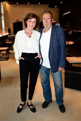Marijam Agischewa mit Ehemann Georg Alexander bei der Premiere des Theaterstücks Vanya in der Komödie am Kurfürstendamm im Neuen Haus des Berliner Ensemble. Berlin, 03.08.2025