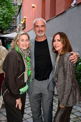 Gesine Cukrowski, Rene Marchand und Simone Thomalla bei der Premiere des Theaterstücks Vanya in der Komödie am Kurfürstendamm im Neuen Haus des Berliner Ensemble. Berlin, 03.08.2025
