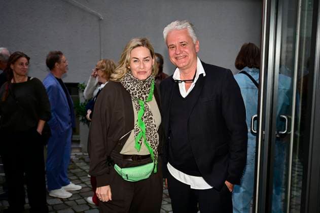 Gesine Cukrowski und Martin Woelffer bei der Premiere des Theaterstücks Vanya in der Komödie am Kurfürstendamm im Neuen Haus des Berliner Ensemble. Berlin, 03.08.2025