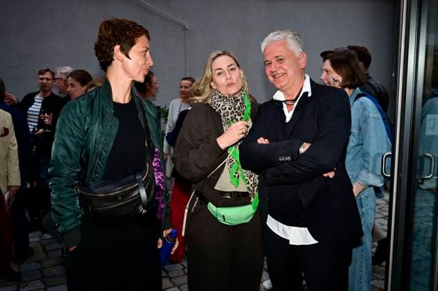 Agnes Mann, Gesine Cukrowski und Martin Woelffer bei der Premiere des Theaterstücks Vanya in der Komödie am Kurfürstendamm im Neuen Haus des Berliner Ensemble. Berlin, 03.08.2025
