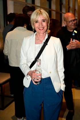 Katharina Abt bei der Premiere des Theaterstücks Vanya in der Komödie am Kurfürstendamm im Neuen Haus des Berliner Ensemble. Berlin, 03.08.2025