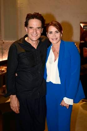 Oliver Mommsen und Anja Kling bei der Premiere des Theaterstücks Vanya in der Komödie am Kurfürstendamm im Neuen Haus des Berliner Ensemble. Berlin, 03.08.2025