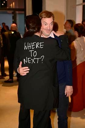 Katy Karrenbauer und Daniel Krauss bei der Premiere des Theaterstücks Vanya in der Komödie am Kurfürstendamm im Neuen Haus des Berliner Ensemble. Berlin, 03.08.2025