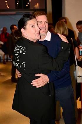 Katy Karrenbauer und Daniel Krauss bei der Premiere des Theaterstücks Vanya in der Komödie am Kurfürstendamm im Neuen Haus des Berliner Ensemble. Berlin, 03.08.2025