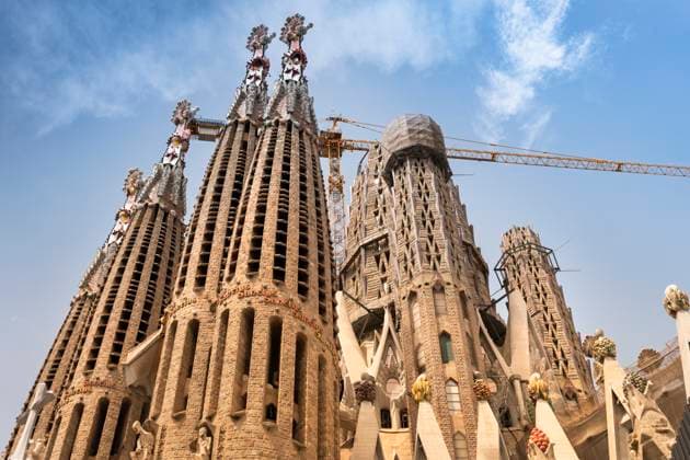 Sagrada Familia basilica in Barcelona Catalonia Spain Spain, Catalonia, Barcelona R_KSWG250730-1797578-01 EDITORIAL USE ONLY