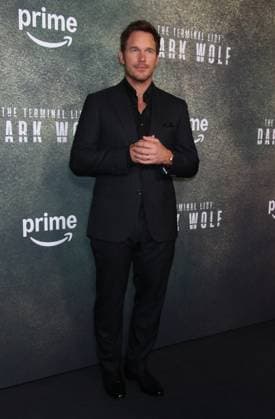 NEW YORK, NY - AUGUST 4: Chris Pratt at Prime Video s The Terminal List: Dark Wolf New York Premiere at Regal Times Square on August 4, 2025 in New York City. Copyright: xRWx