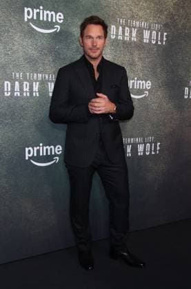 NEW YORK, NY - AUGUST 4: Chris Pratt at Prime Video s The Terminal List: Dark Wolf New York Premiere at Regal Times Square on August 4, 2025 in New York City. Copyright: xRWx