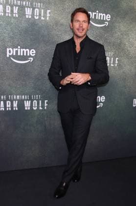 NEW YORK, NY - AUGUST 4: Chris Pratt at Prime Video s The Terminal List: Dark Wolf New York Premiere at Regal Times Square on August 4, 2025 in New York City. Copyright: xRWx