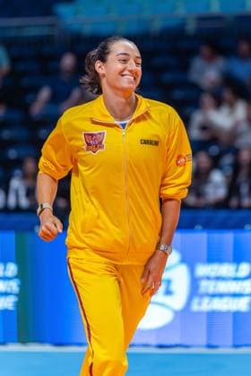 Caroline Garcia lors du tournoi World Tennis League à Dubaï, le 19 decembre 2022. Nicolas Briquet Bestimage World Tennis League tournament in Dubai *** Caroline Garcia at the World Tennis League tournament in Dubai, December 19, 2022 Nicolas Briquet Bestimage World Tennis League tournament in Dubai  Copyright: xNicolasxBriquetx xBestimagexNicolasxBriquetx xBestimagex
