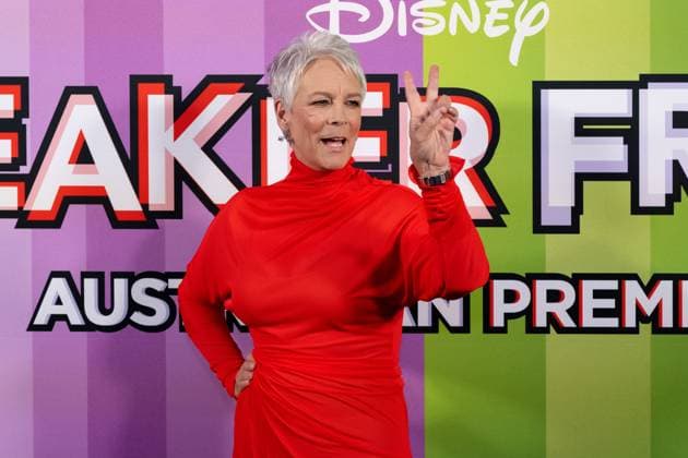 FREAKIER FRIDAY AUSTRALIAN PREMIERE, Jamie Lee Curtis poses for a photo during the Australian premiere of Disney™s Freakier Friday at Westfield Bondi Junction in Sydney, Tuesday, August 5, 2025. ( NO ARCHIVING SYDNEY NEW SOUTH WALES AUSTRALIA  Copyright: xSTEVENxMARKHAMx 20250805140767426315