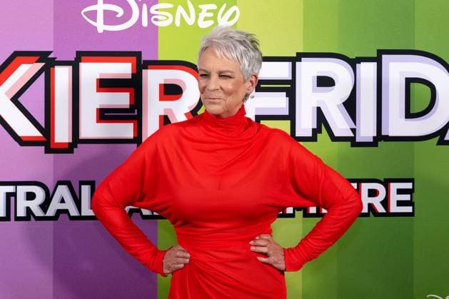 FREAKIER FRIDAY AUSTRALIAN PREMIERE, Jamie Lee Curtis poses for a photo during the Australian premiere of Disney™s Freakier Friday at Westfield Bondi Junction in Sydney, Tuesday, August 5, 2025. ( NO ARCHIVING SYDNEY NEW SOUTH WALES AUSTRALIA  Copyright: xSTEVENxMARKHAMx 20250805171726994297