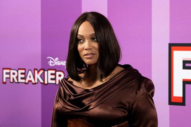 FREAKIER FRIDAY AUSTRALIAN PREMIERE, Tyra Banks poses for a photo during the Australian premiere of Disney™s Freakier Friday at Westfield Bondi Junction in Sydney, Tuesday, August 5, 2025. ( NO ARCHIVING SYDNEY NEW SOUTH WALES AUSTRALIA  Copyright: xSTEVENxMARKHAMx 20250805144175299762