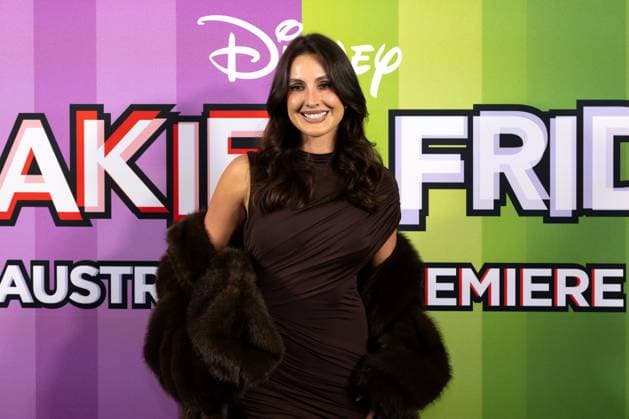 FREAKIER FRIDAY AUSTRALIAN PREMIERE, Laura Dundovic poses for a photo during the Australian premiere of Disney™s Freakier Friday at Westfield Bondi Junction in Sydney, Tuesday, August 5, 2025. ( NO ARCHIVING SYDNEY NEW SOUTH WALES AUSTRALIA  Copyright: xSTEVENxMARKHAMx 20250805133070311166