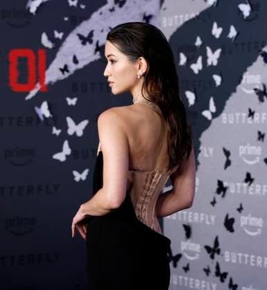 Reina Hardesty arrives on the red carpet for Prime Video s Butterfly New York Premiere at Regal Union Square on Tuesday, August 5, 2025 in New York City.  NYP20250805220 JOHNxANGELILLO