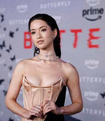 Reina Hardesty arrives on the red carpet for Prime Video s Butterfly New York Premiere at Regal Union Square on Tuesday, August 5, 2025 in New York City.  NYP20250805242 JOHNxANGELILLO