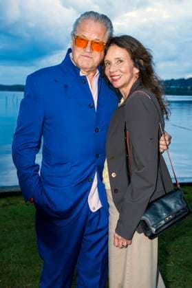Michael Brandner mit Ehefrau Karin Brandner bei der Premiere von zwei neuen Folgen der ARD-Vorabendserie Hubert ohne Staller auf dem Open Air Starnberg 2025 im Open Air Kino im Seebad. Starnberg, 05.08.2025