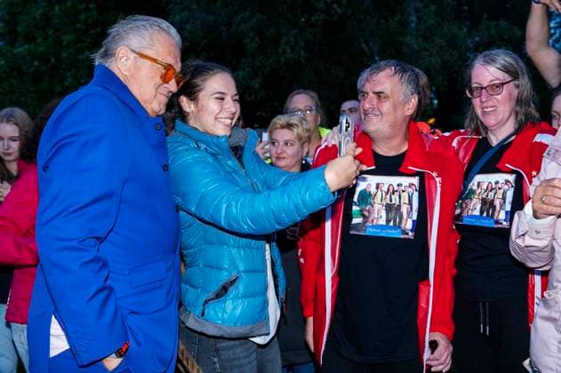Michael Brandner bei der Premiere von zwei neuen Folgen der ARD-Vorabendserie Hubert ohne Staller auf dem Open Air Starnberg 2025 im Open Air Kino im Seebad. Starnberg, 05.08.2025