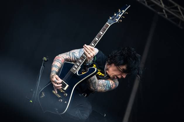 American industrial metal band Dope perform during the 28th Brutal Assault extreme music festival in Josefov fortress near Jaromer, Nachod district, Hradec Kralove Region, Czech Republic, August 6, 2025. (CTKxPhoto DavidxTanecek) CTKPhotoP2025080605474  CTKPhotoP2025080605474