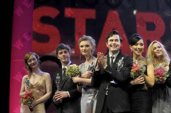 Lotte Verbeek, Michelle Riondino, Agata Buzek, Edward Hogg, Zrinka Cvitesic, Phila Viitala 60th Berlin International Film Festival (berlinale) - European Shooting Star Ceremony, Berlin, Germany WENN 2742350.jpg