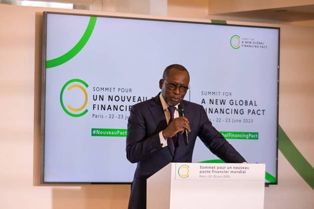 Le président Emmanuel Macron assiste à une session du sommet Nouveau Pacte de Financement Mondial au Palais Brognart, à Paris, France, le 22 juin 2023. Ammar Abd Rabbo pool Bestimage Benin president Patrice Talon attends a session of ‘New Global Financing Pact’ summit, at Palais Brognart, in Paris, France, on June 22, 2023. Paris France *** President Emmanuel Macron attends a session of New Global Financing Pact summit, at Palais Brognart, in Paris, France, on June 22, 2023 Ammar Abd Rabbo pool Bestimage Benin president Patrice Talon attends a session of New Global Financing Pact summit, at Palais Brognart, in Paris, France, on June 22, 2023 Paris France  Copyright: xAmmarxAbdxRabbo Pool BestimagexAmmarxAbdxRabbo Pool Bestimagex