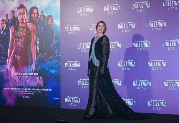 Actress Ana de Armas attends the Japan premiere for the film From the World of John Wick: Ballerina in Tokyo, Japan on Thursday, August 7, 2025.  TKP2025080702 KEIZOxMORI