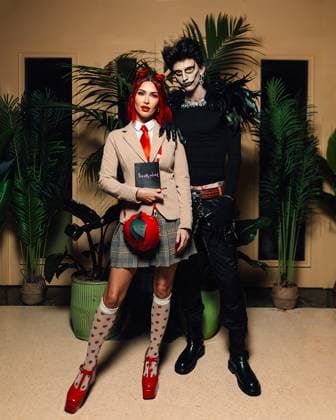 Megan Fox et son compagnon Machine Gun Kelly - Les célébrités à la soirée d Halloween de V.Morgan et M.Braun à Los Angeles, le 28 octobre 2023. Tiziano Da Silva Bestimage Celebrities at V.Morgan and M.Braun s Halloween party in Los Angeles on October 28, 2023. Los Angeles Etats-Unis *** Megan Fox and her partner Machine Gun Kelly Celebrities at V Morgan and M Brauns Halloween party in Los Angeles on October 28, 2023 Tiziano Da Silva Bestimage Celebrities at V Morgan and M Braun s Halloween party in Los Angeles on October 28, 2023 Los Angeles United States  Copyright: xTizianoxDaxSilvax xBestimagexTizianoxDaxSilvax xBestimagex