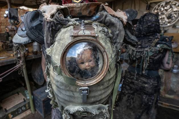 The Convoy postapo group, which creates a post-apocalyptic world and is the accompanying program at the 28th Brutal Assault extreme music festival in Josefov fortress near Jaromer, Nachod district, Hradec Kralove Region, Czech Republic, August 8, 2025. (CTKxPhoto DavidxTanecek) CTKPhotoP2025080805541  CTKPhotoP2025080805541