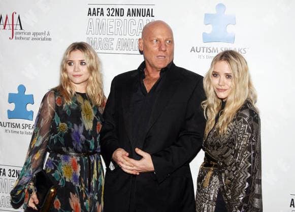 Ashley Olsen, Steve Madden and Mary-Kate Olsen at The 32nd Annual AAFA American Image Awards sponsored by the American Apparel & Footwear Association benefitting Autism Speaks at the Grand Hyatt Hotel at Grand Central,, New York City, United States WENN.com 2864820.jpg