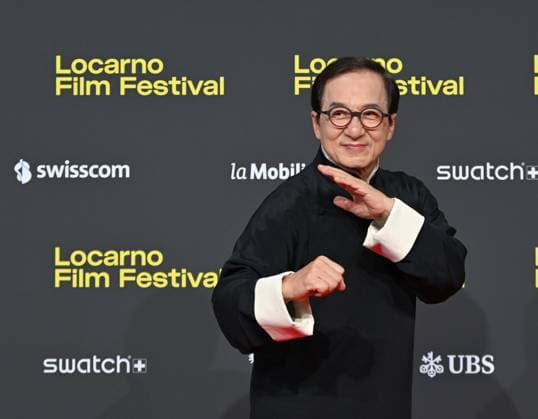 Locarno,Swiss Locarno Film Festival 2025 Jackie Chan Pardo at the Lifetime Achievement red carpet In the photo:Jackie Chan  Copyright: xNickxZonnax xipa-agency.netx xNickxZonnax IPA_Agency_IPA62030404