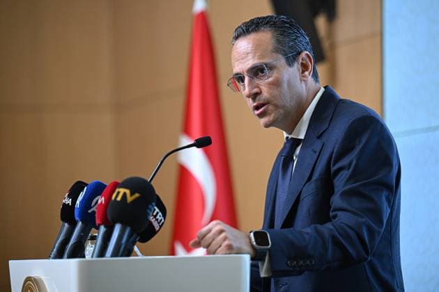 Shell and BOTAS sign LNG agreement ANKARA, TURKIYE - SEPTEMBER 02: Shell Senior Executive Wael Sawan gives a speech during the program for the signing of the LNG agreement between Shell and Petroleum Pipeline Corporation (BOTAS) in Ankara, Turkiye on September 02, 2024. Ankara Turkey. Editorial use only. Please get in touch for any other usage.  Copyright: x2025xAnadoluxAkÄ±nxÃ‡eliktaÅüx