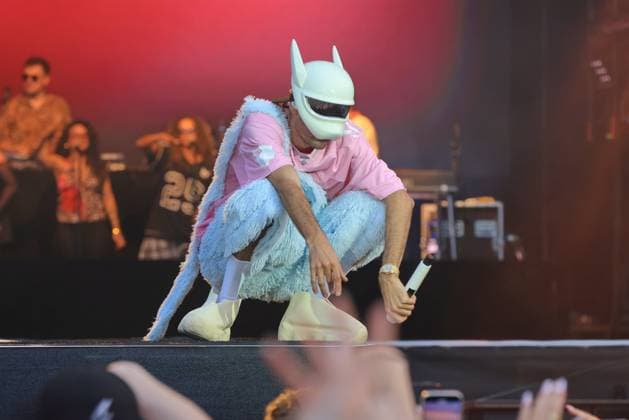09.08.2025, Cro, Rapper, im Konzert live in der Wuhlheide, Berlin, Musik, Hip Hop, Berlin