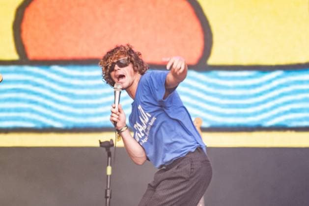 Outside Lands Music Festival 2025 - Day 1 Dawson Daugherty of Almost Monday performs at Outside Lands at Golden Gate Park on August 08, 2025 in San Francisco, California. San Francisco Golden Gate Park California USA Copyright: xAnniexLesser imageSPACEx