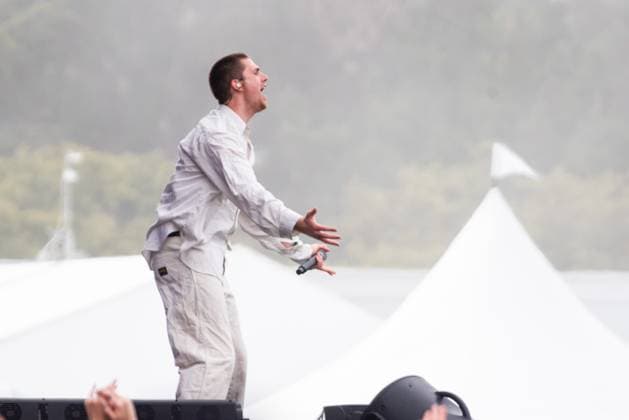 Outside Lands Music Festival 2025 - Day 1 Sven Eric Gamsky of Still Woozy performs at Outside Lands at Golden Gate Park on August 08, 2025 in San Francisco, California. San Francisco Golden Gate Park California USA Copyright: xAnniexLesser imageSPACEx