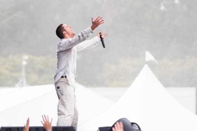 Outside Lands Music Festival 2025 - Day 1 Sven Eric Gamsky of Still Woozy performs at Outside Lands at Golden Gate Park on August 08, 2025 in San Francisco, California. San Francisco Golden Gate Park California USA Copyright: xAnniexLesser imageSPACEx