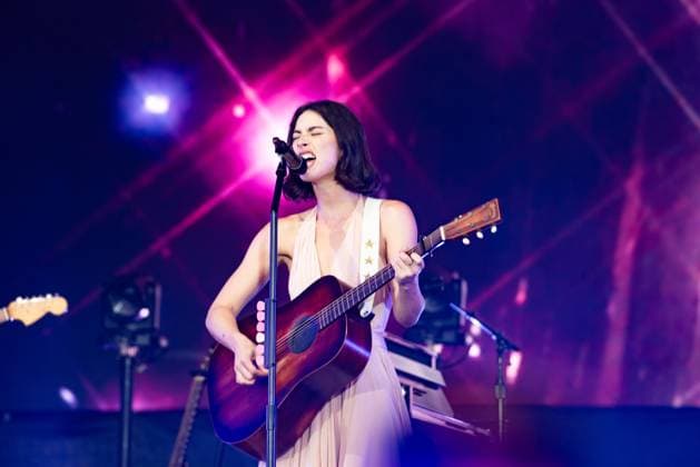 Outside Lands Music Festival 2025 - Day 2 Gracie Abrams performs at Outside Lands at Golden Gate Park on August 09, 2025 in San Francisco, California. San Francisco Golden Gate Park California USA Copyright: ximageSPACEx